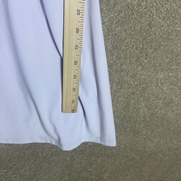 Ralph Lauren Gaelyn Dress Womens 8 Purple Tie-Waist Jersey Flutter Sleeve NEW - Picture 8 of 13